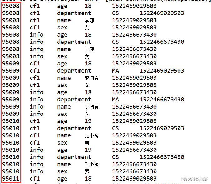 filter hbase 实例 hbase的filter_hbase