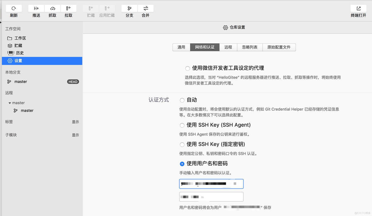 gitee导入微信开发者工具 微信开发者工具 git_微信小程序协同开发_17