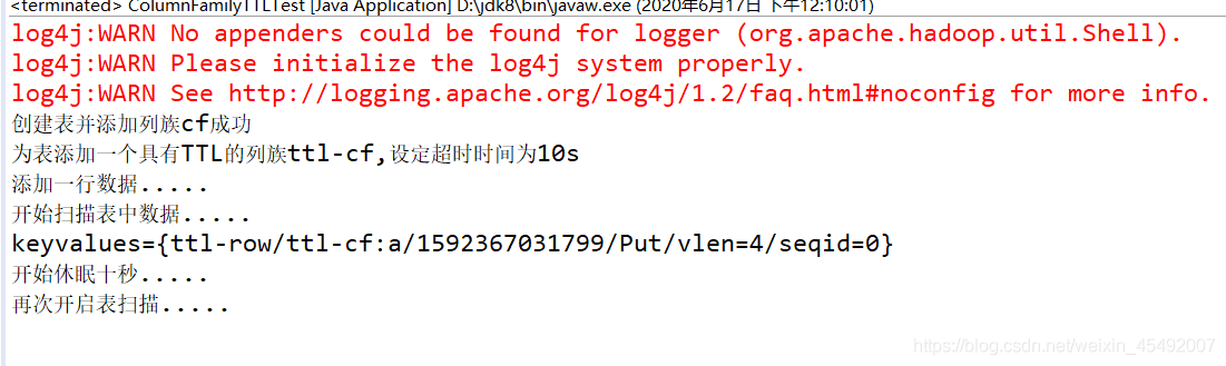 hbase ttl参数 建表 hbase的ttl_数据