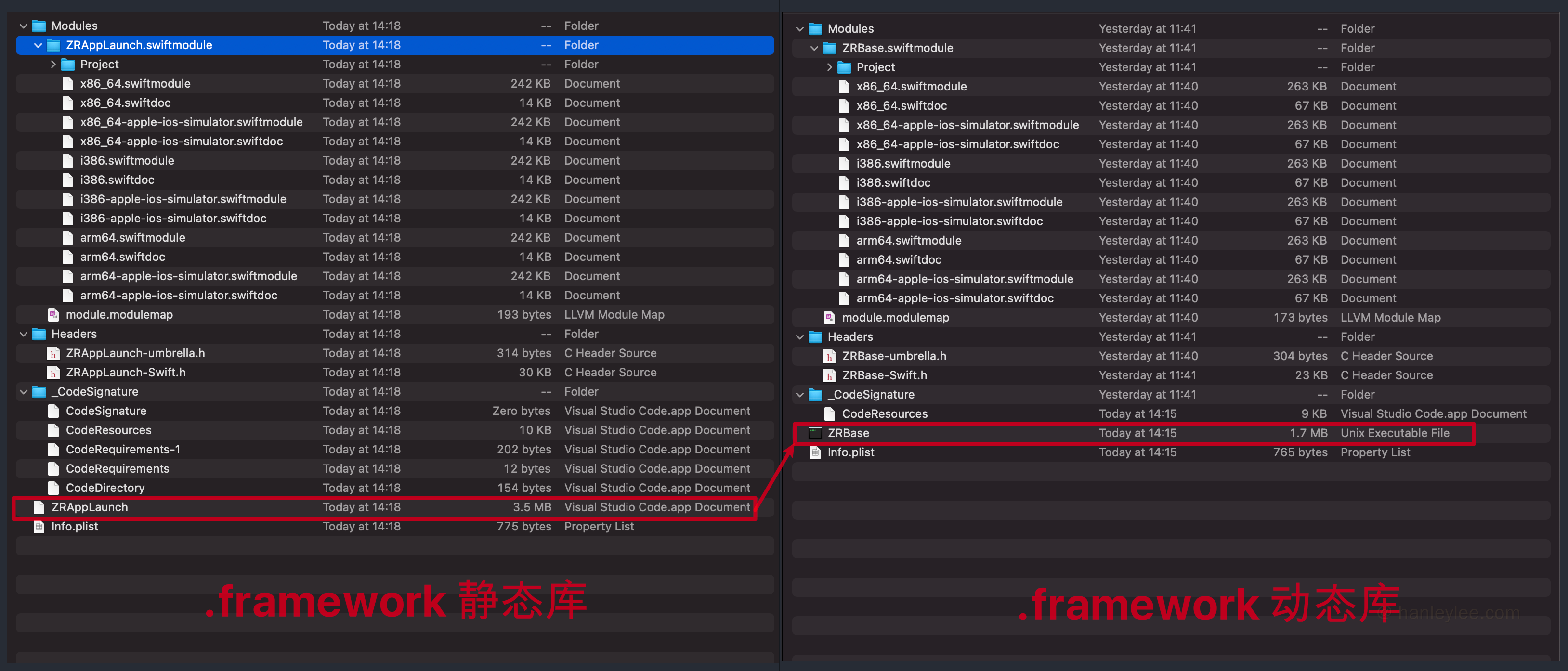 iOS 动态库和静态库的区别 ios 动态库依赖静态库_ios_05