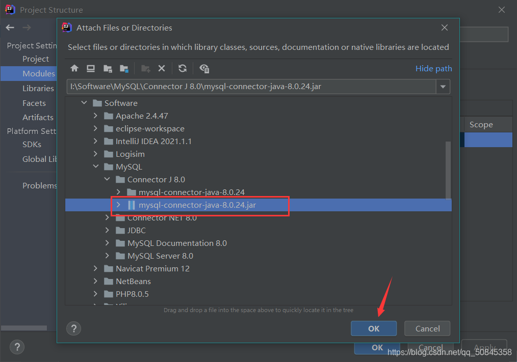 idea连接mysql参数 idea连接mysql数据库8.0_java_20