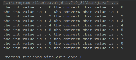 int型转换 java int型转换成char_System_02