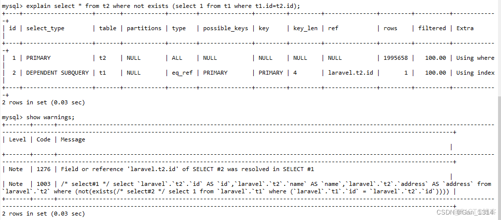 in mysql where 能用到索引么 mysql in会走索引吗_数据_50