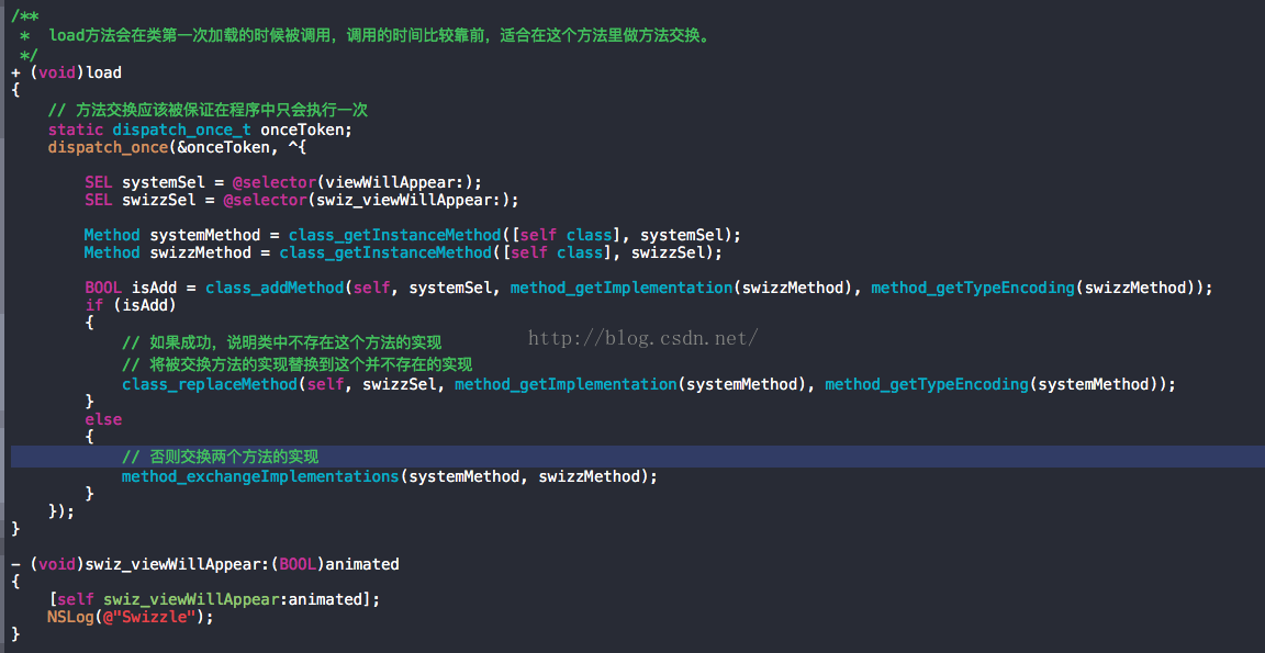 ios nib 运行 ios运行时_类方法_13