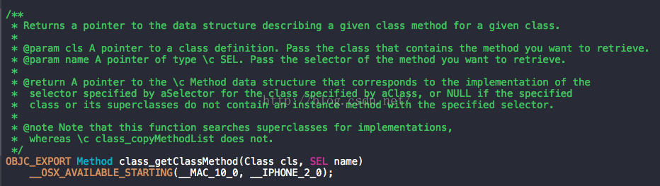 ios nib 运行 ios运行时_类方法_34