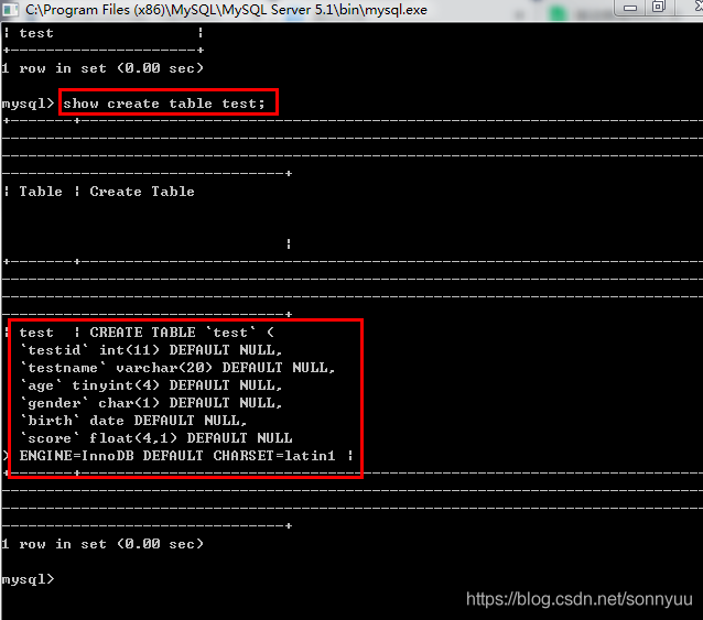 engine mysql 建表语句 mysql建表完整语句_engine mysql 建表语句_03