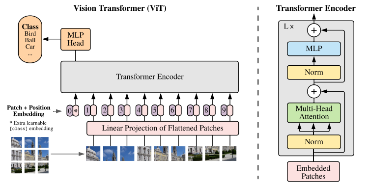 我用numpy实现了VIT，手写vision transformer, 可在树莓派上运行，在hugging face上训练模型保存参数成numpy格式，纯numpy实现_ci