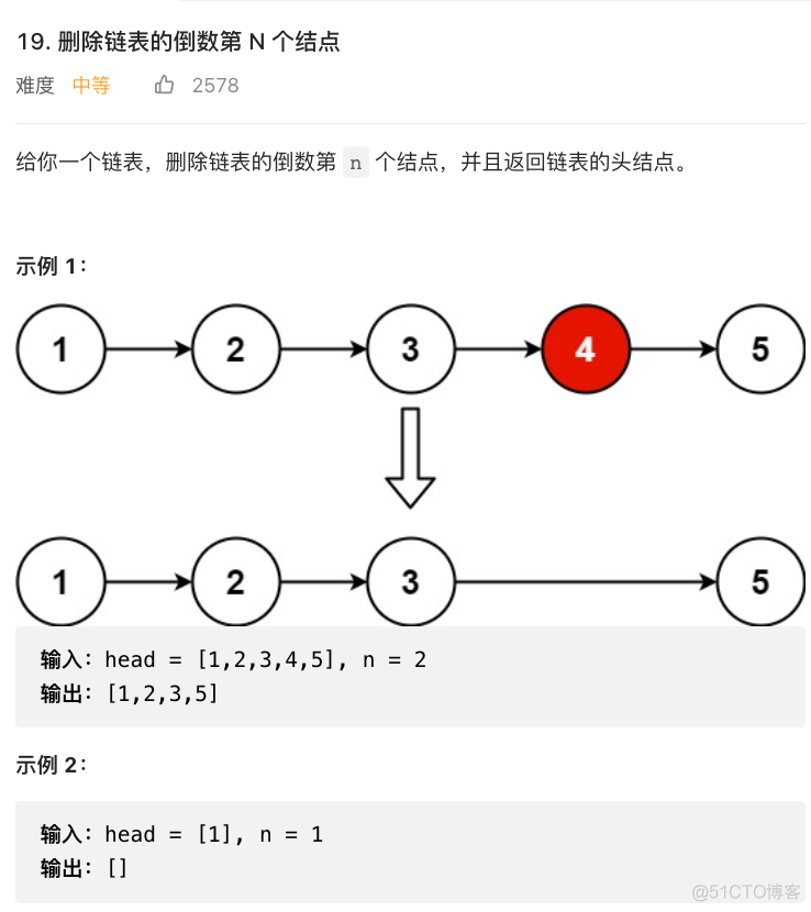 【nc】 Linked List 4/6 remove-nth-node-from-end-of-list 删除链表的倒数第n个节点 19_etc