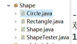 java shape 平移 java设计一个shape类_开发语言