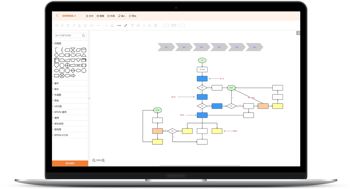 制作架构图的软件 做架构图的app_流程图_02