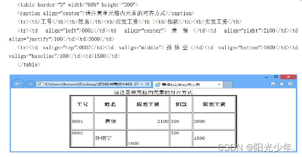 html5表格标记结构 html表格标记_linq_02