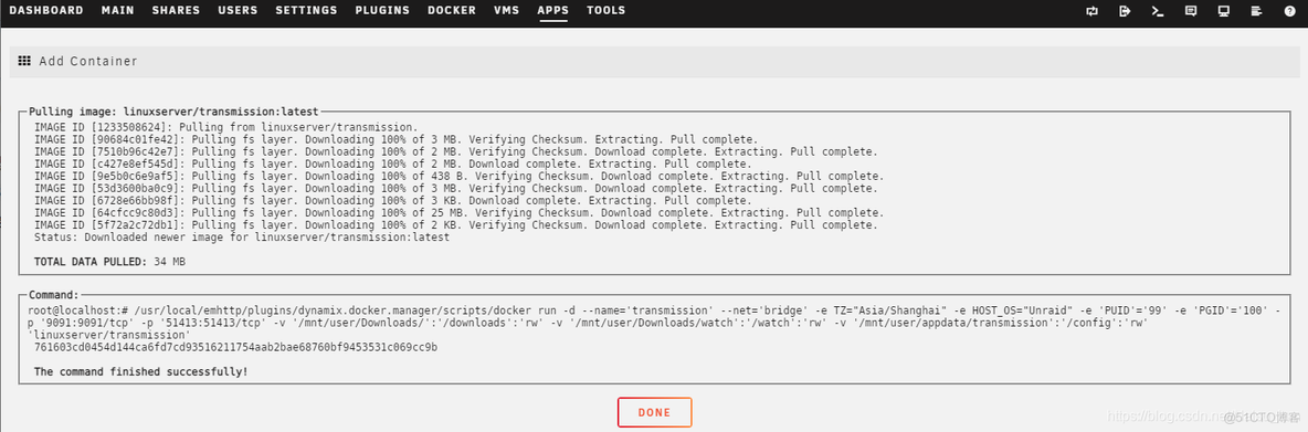 docker 安装FTP客户端 docker安装transmission_docker 安装FTP客户端_04