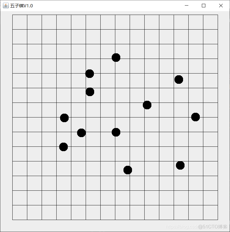 java 实现五子棋思路 用java做一个五子棋小游戏_java