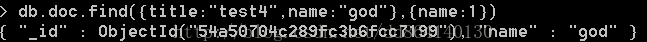 java 查询mongodb详细 mongodb查询json对象的属性_查_04