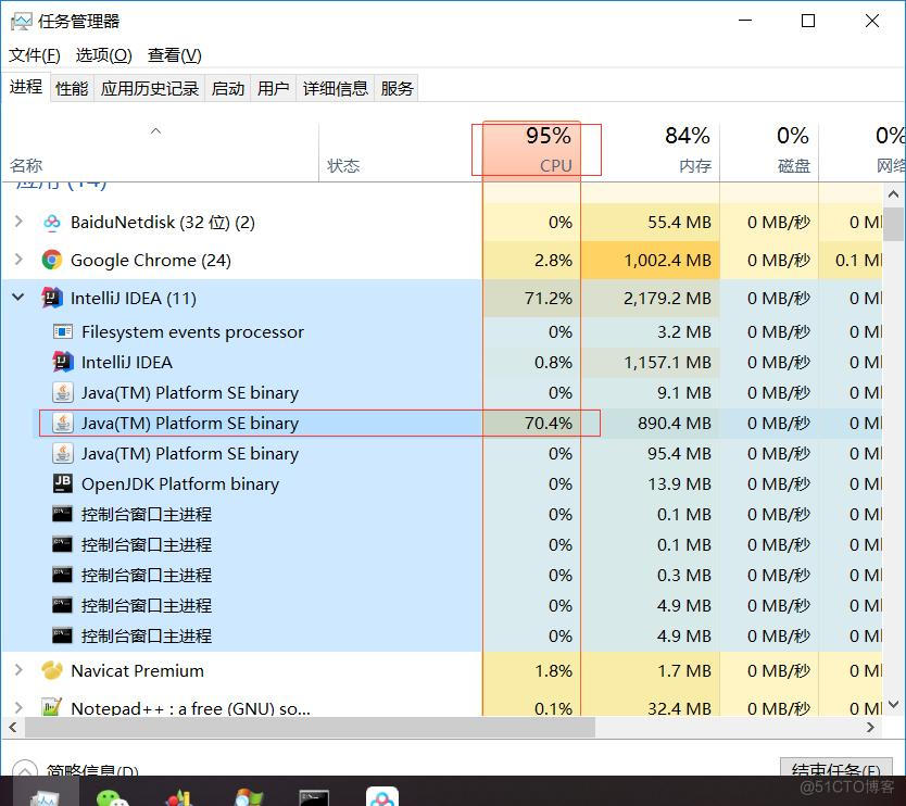 cpu java load过高 java cpu过高排查 windows_循环语句