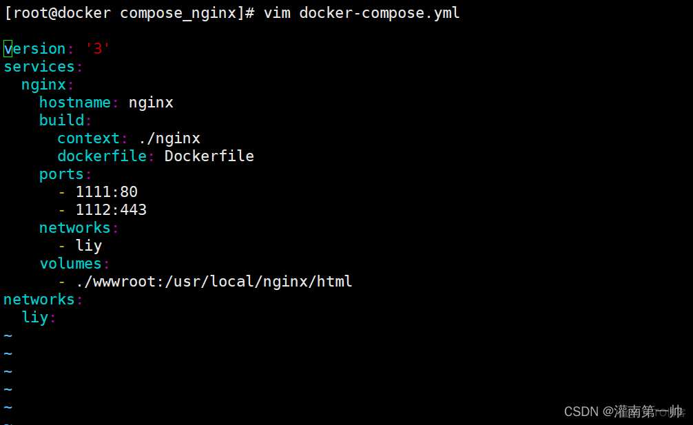 copose docker 默认brlan docker compose ports_容器_03