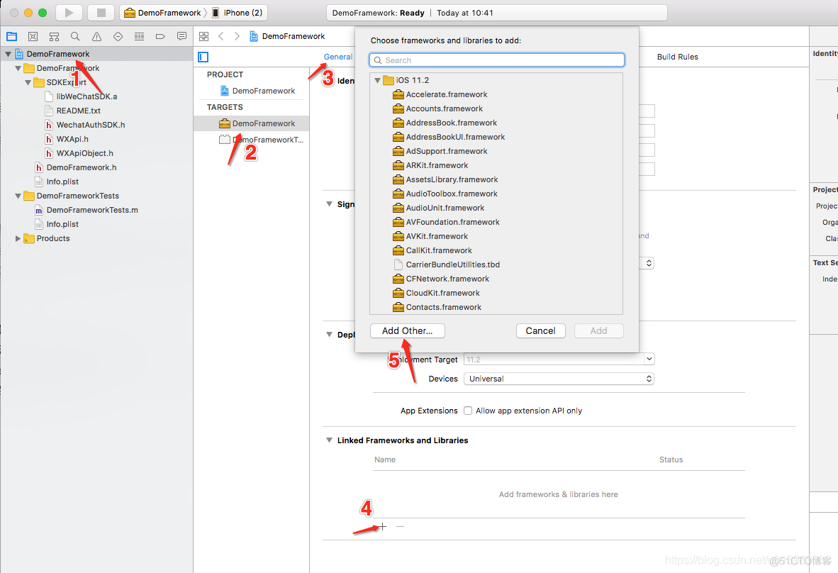 ios 工程引用另一个flutter工程 framework引用其他framework ios_含第三方的静态framework的使用_05