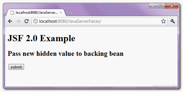 How to pass new hidden value to backing bean in JSF（JSF 隐藏域传值到后台）_html