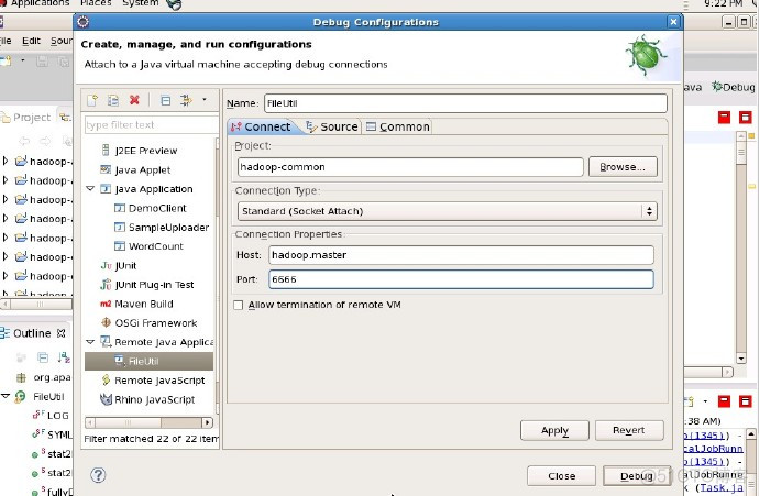 hadoop2.2.0 <wbr>源码远程调试