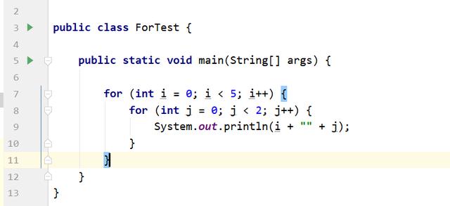 for java 结束所有循环 java循环结构_java代码例子_11