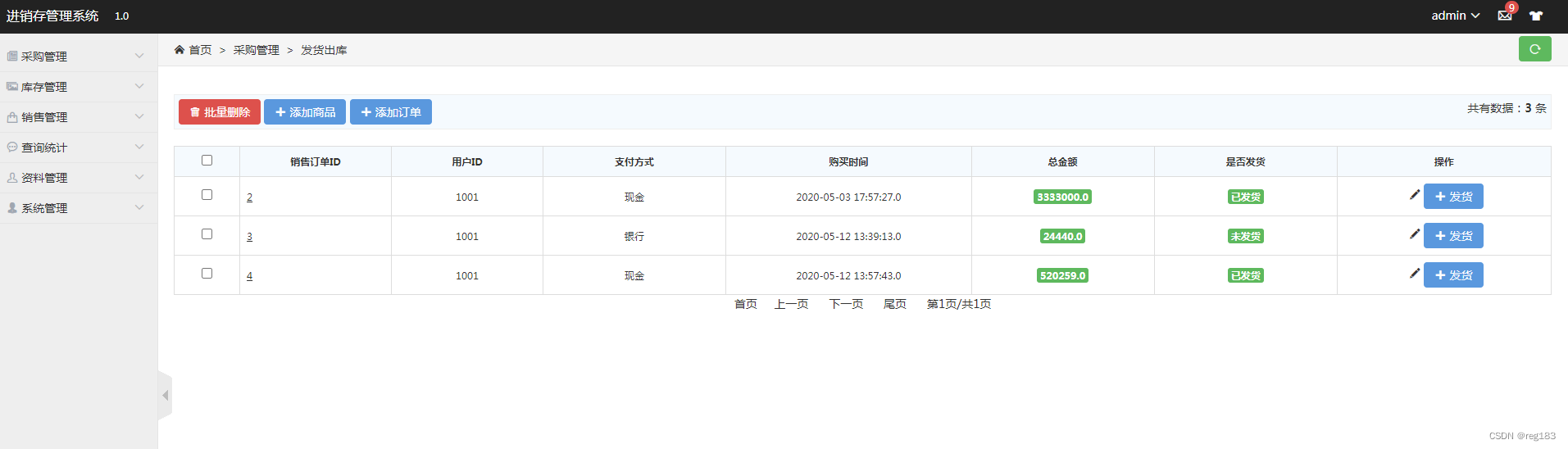 idea+springboot+jpa+maven+jquery+mysql进销存管理系统源码_java_12