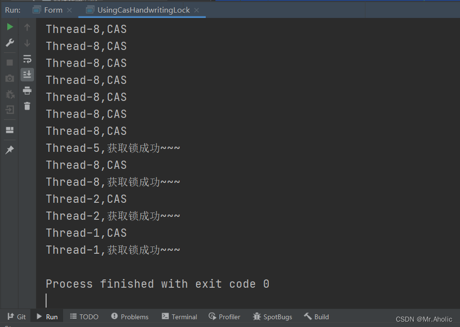 什么是 CAS（自旋锁）? 它的优缺点？ 如何使用CAS实现一把锁？_CAS_04