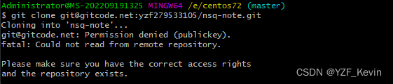 win10下解决git报错 Permission denied(publickey)_publickey