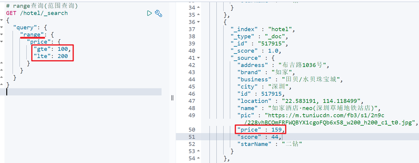 分布式搜索引擎02-elasticsearch-DSL查询文档(地理坐标查、算分函数查(竞价排名)、布尔查询)、搜索结果处理(排序(附近店)，分页、高亮)、RestClient(java代码实现搜索)_elasticsearch_06