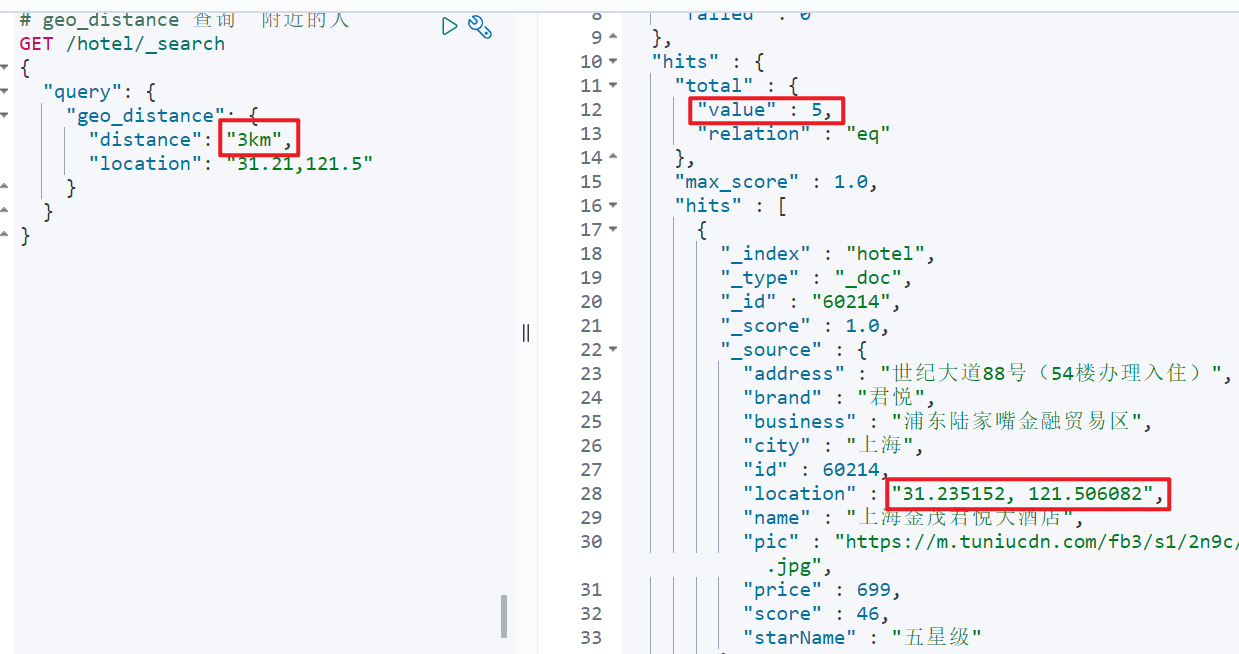 分布式搜索引擎02-elasticsearch-DSL查询文档(地理坐标查、算分函数查(竞价排名)、布尔查询)、搜索结果处理(排序(附近店)，分页、高亮)、RestClient(java代码实现搜索)_分布式_12