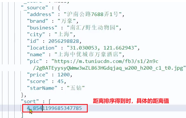 分布式搜索引擎02-elasticsearch-DSL查询文档(地理坐标查、算分函数查(竞价排名)、布尔查询)、搜索结果处理(排序(附近店)，分页、高亮)、RestClient(java代码实现搜索)_分布式_61