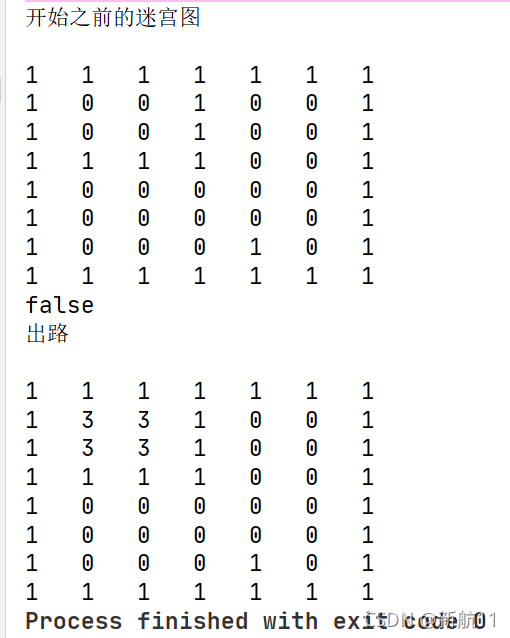 java 迷宫问题栈 java实现迷宫小游戏_递归