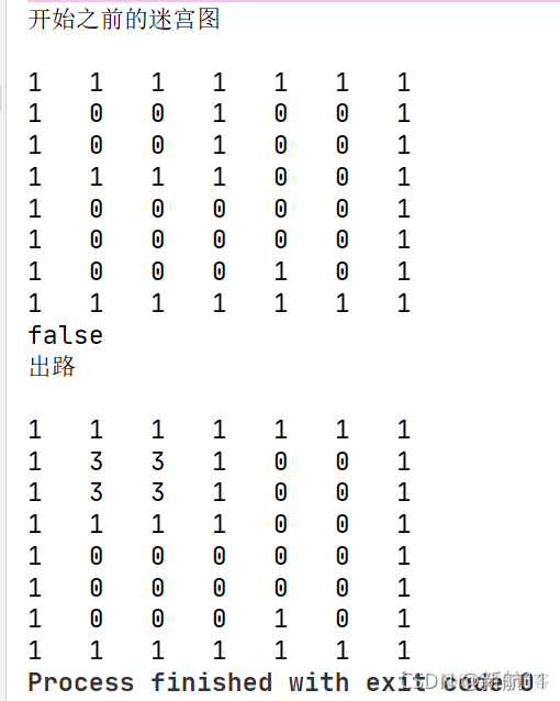 java 迷宫问题栈 java实现迷宫小游戏_递归