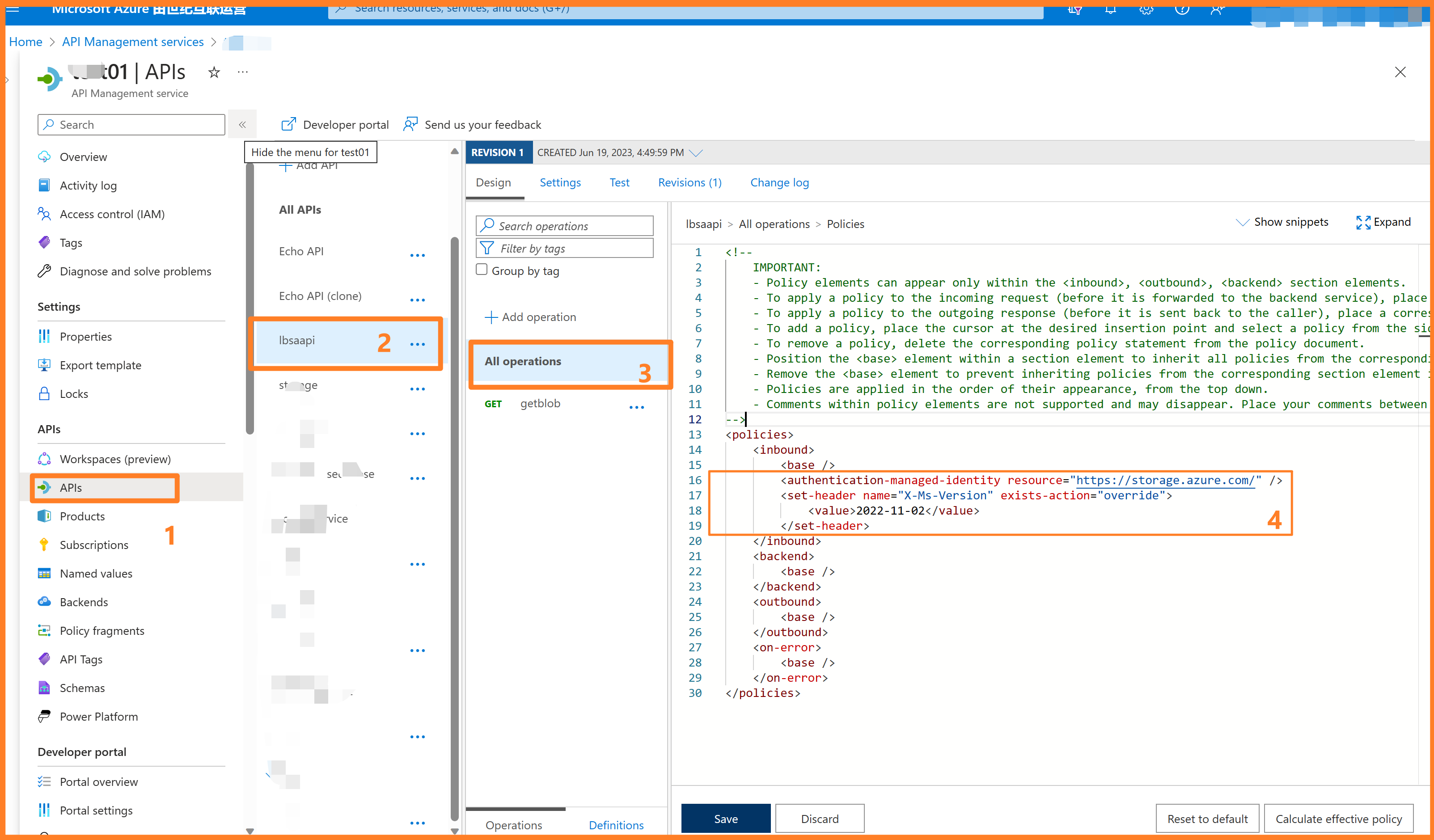 【Azure API Management】实现在API Management服务中使用MI(管理标识 Managed Identity)访问启用防火墙的Storage Account_IP_04