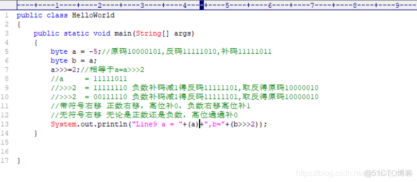 javaone是什么意思 java ~是什么意思_补码_16