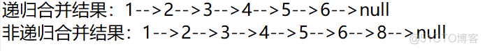 java两个有序链表序列的合并 将两个有序链表合并_递归算法_10