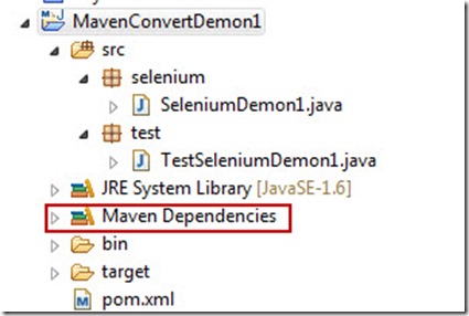 javaee项目转maven项目 java项目变成maven项目_Selenium_11