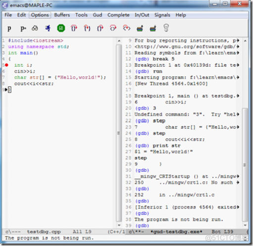 emacs配置python编程 emacs调试c_emacs_07