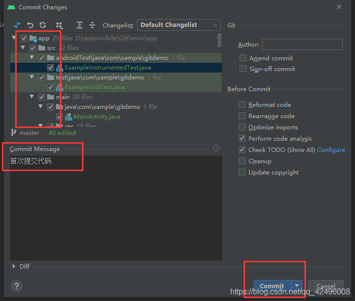 Android git studio 如何新建分支 android studio中git_git_10