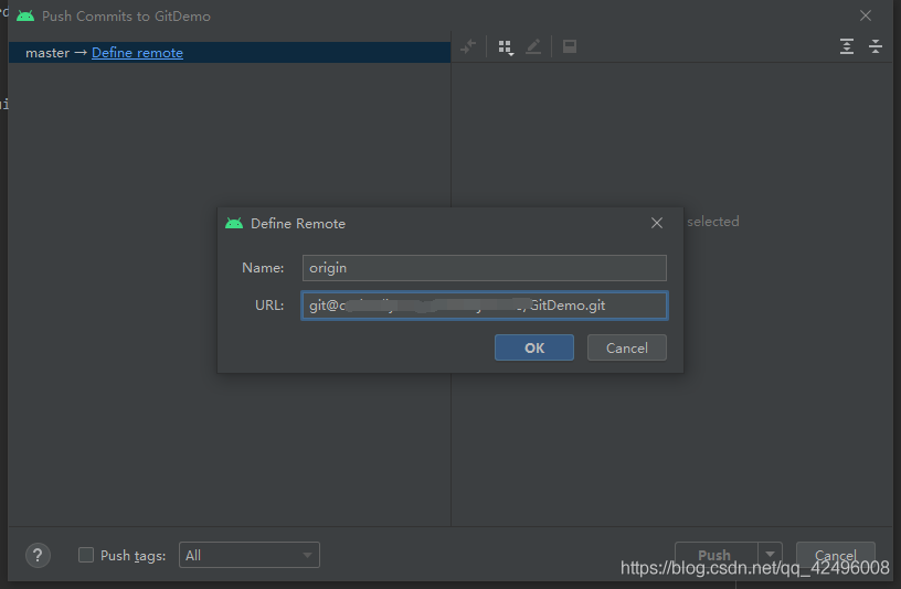 Android git studio 如何新建分支 android studio中git_git_14