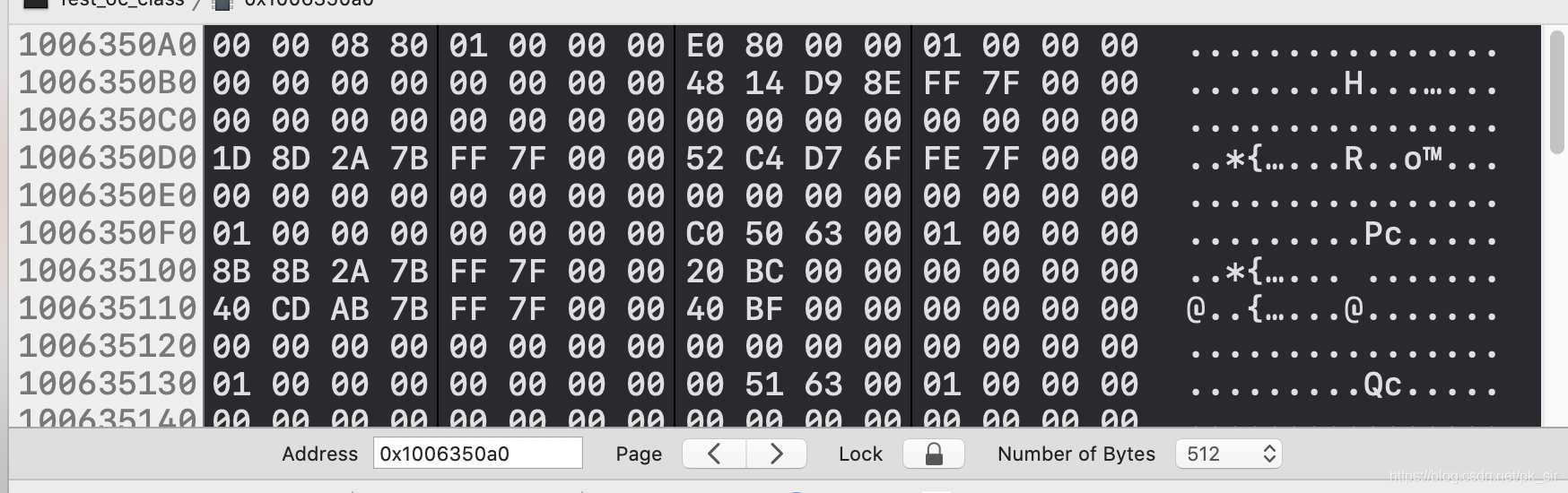 iOS 对象占用内存 ios 对象内存布局_数组_03