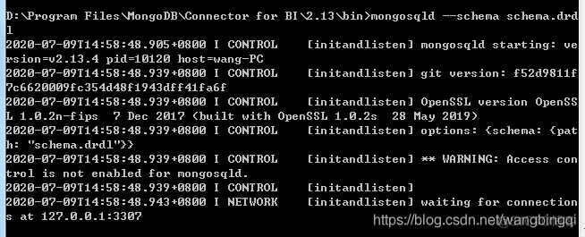 mongodb socket file 配置 mongodb connector bi_sql_03