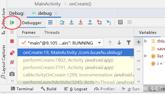 android debug studio 手机黑屏 android studio debug apk_断点调试_15