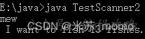 Java 请输入命令 java怎么命令行输入_Java_13