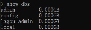 java查询mongodb数据 mongodb查看所有数据库_数据库