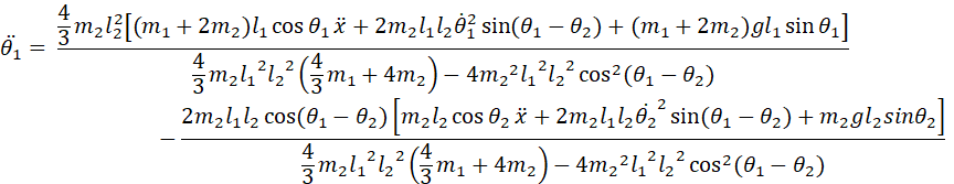 python仿真二级倒立摆 二级倒立摆建模方法_simulink_11