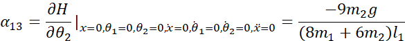 python仿真二级倒立摆 二级倒立摆建模方法_数学建模_20