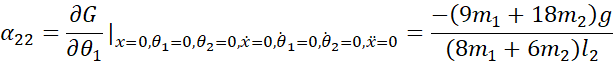 python仿真二级倒立摆 二级倒立摆建模方法_数学建模_26