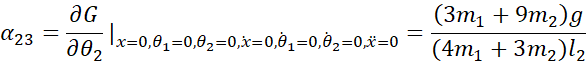 python仿真二级倒立摆 二级倒立摆建模方法_数学建模_27