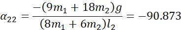 python仿真二级倒立摆 二级倒立摆建模方法_matlab_35