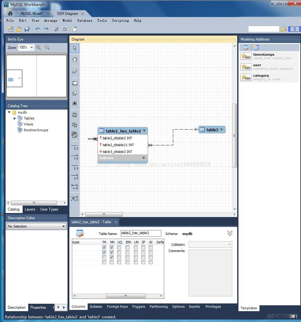 mysql workbench创建数据库 character set 在mysql workbench中创建数据库_添加数据_07